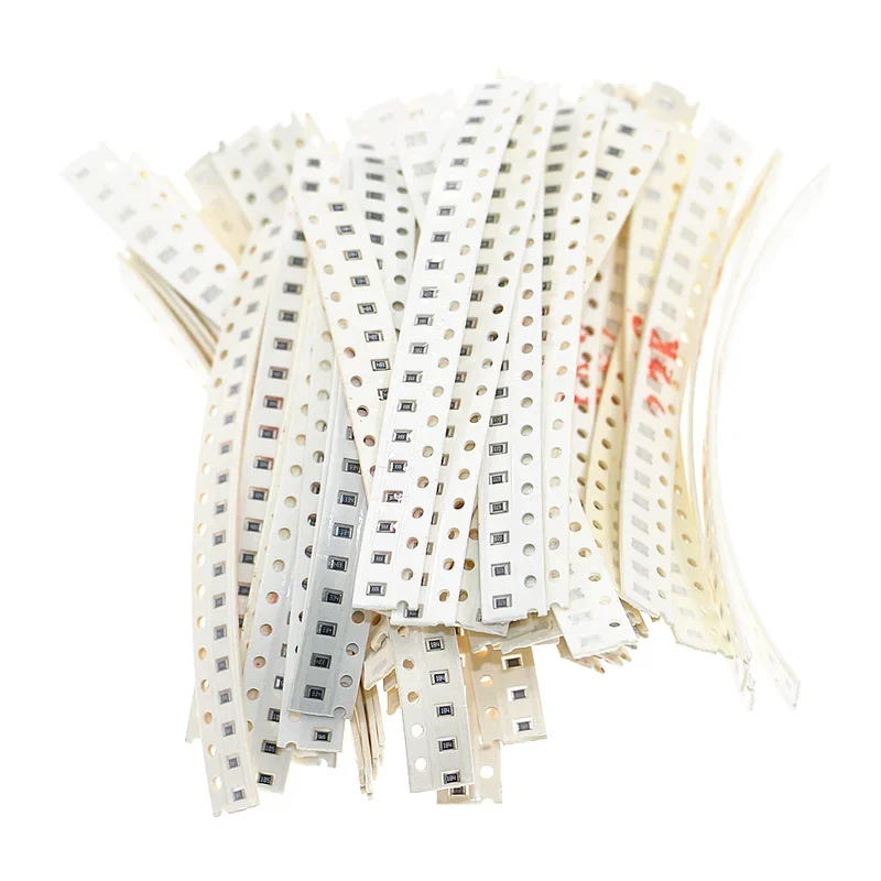 

1280 шт. 64 значения 5% 0,125 Вт 0 Ом-10 МОм 0805 Набор резисторов SMD в ассортименте