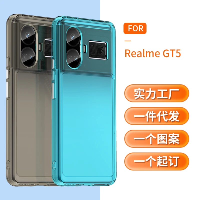 Candy Shockproof Silicone Bumper Phone Case For Realme GT5