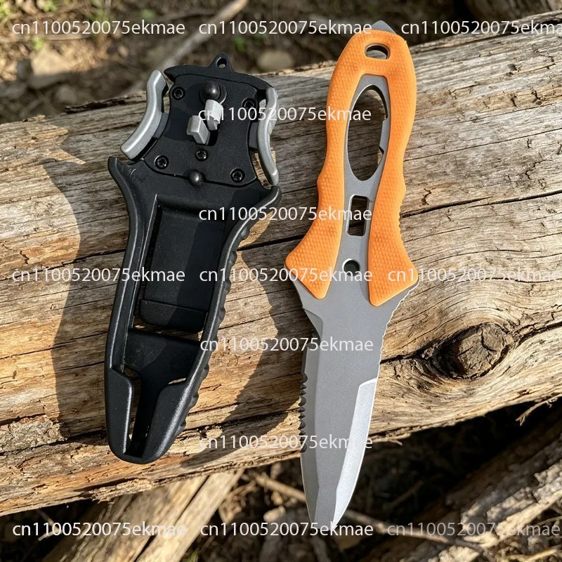 Water Rescue Knife  Rope Cutter Titanium Plated Multi-functional  Vehicle Portable  Knife Equipment