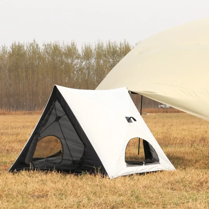 Triangle Tent Portable Outdoor Camping Automatic Quick Open Beach Sunscreen Beach Park Tent