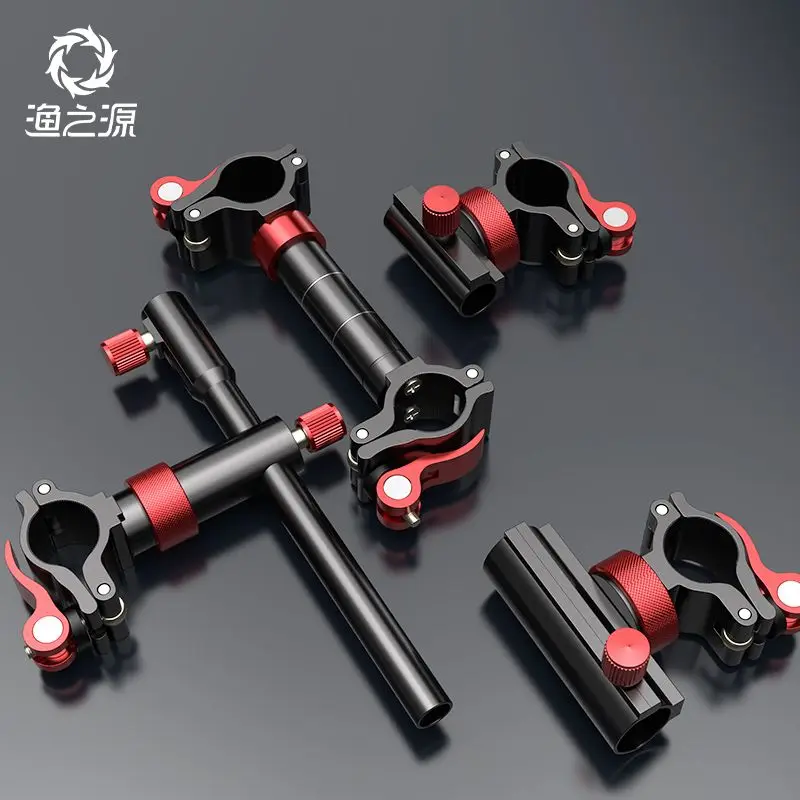 

Fishing Chair Accessories Umbrella Holder Fish Basket Clip Cup Holder Light Stand Double Rod Rack Connector