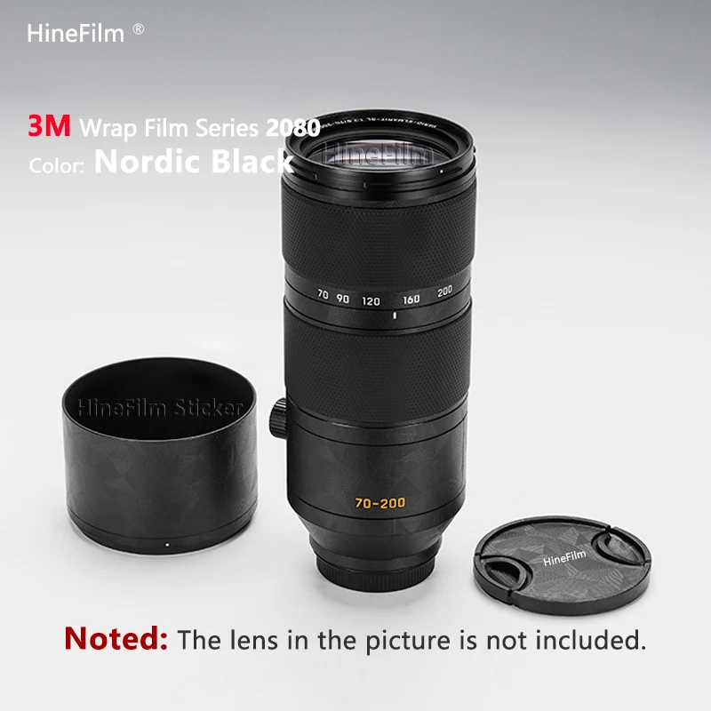 Kulit Hinefilm untuk Leica SL 70-200 F2.8 Stiker Lensa 70200 Pelindung Kulit Lensa untuk Leica SL70-200F2.8 Penutup Bungkus 70 200 Kulit
