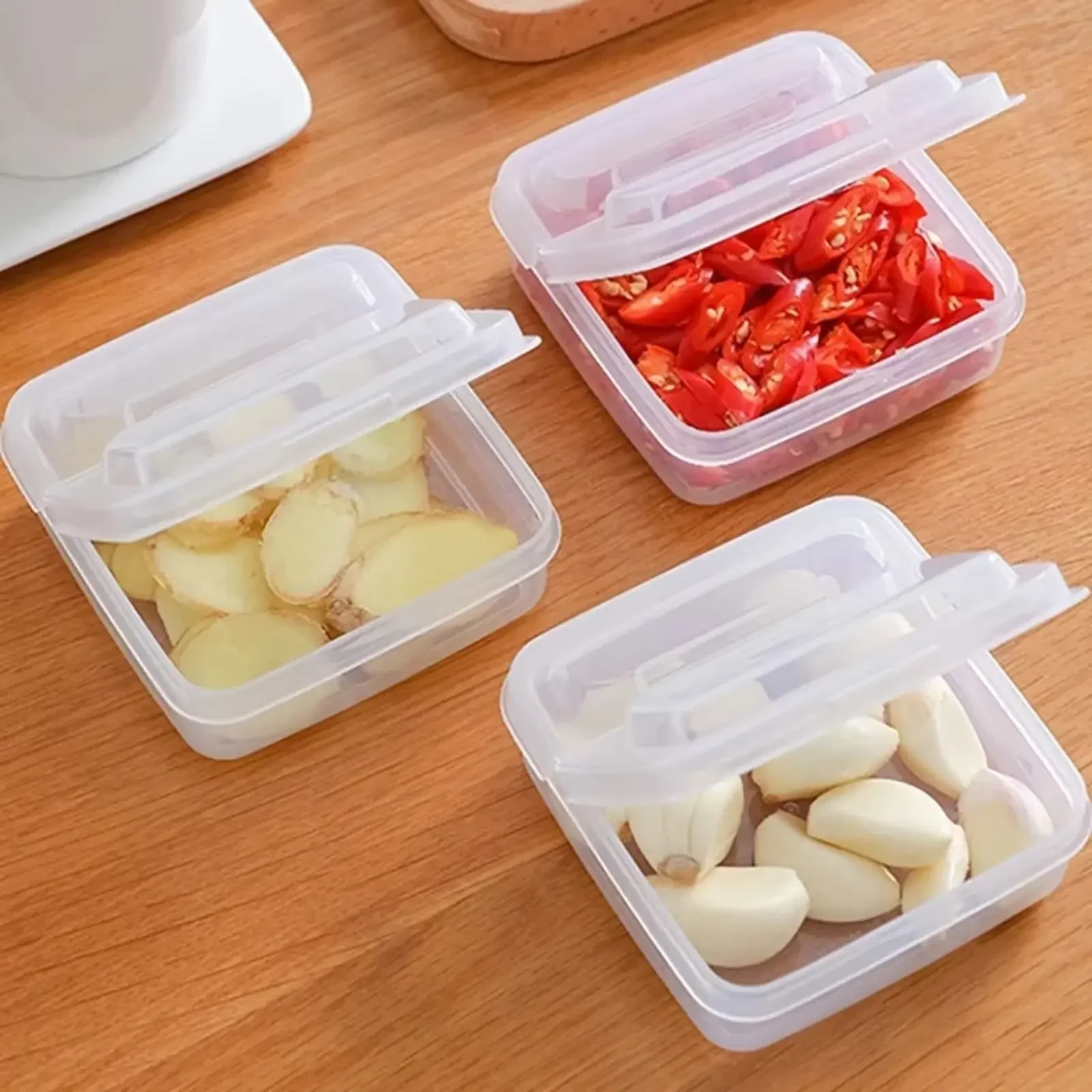 1PC Sliced Cheese Container for Fridge, Clear Plastic Butter Block Cheese Slice Storage Box with Flip Lid for Refrigerator Food