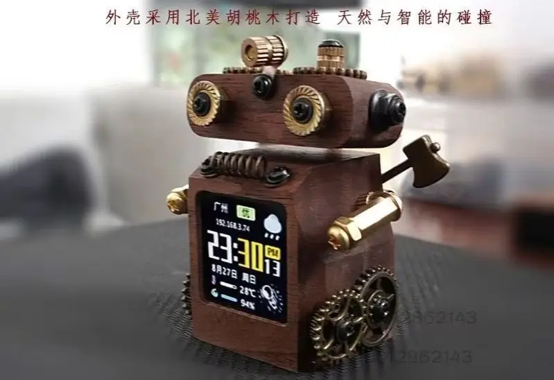 2026 NEW  1PCS  Intelligent weather forecast clock decoration robot technology desktop birthday gift