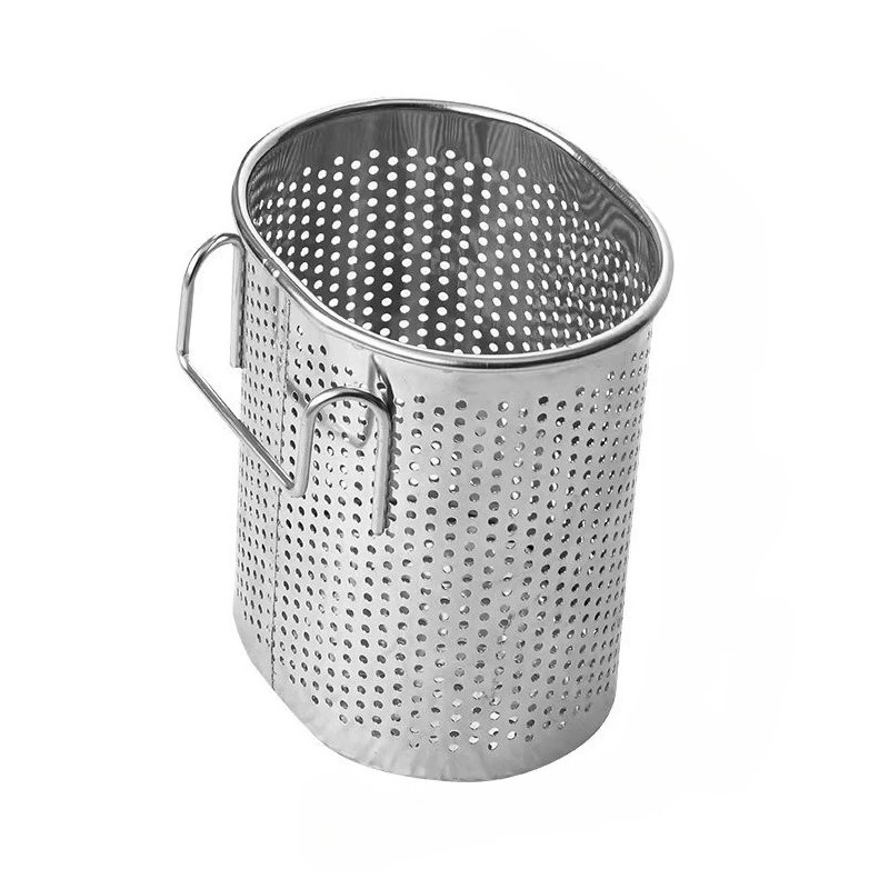 1pc Chopsticks Cage, Stainless Steel Utensil Holder, Wall-mounted Punch-free Drain Rack, High-end Chopsticks Holder