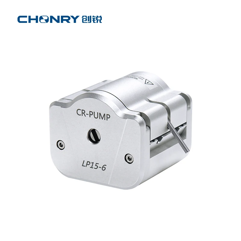 CHONRY LP15-6 Series Aluminum Alloy Peristaltic Pump Head High Flow Stainless Steel Roller