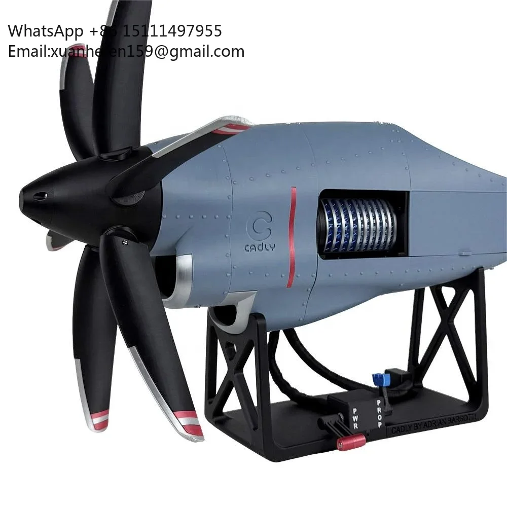 Creative C130 Modern Aircraft Turboprop Engine Model Plastic Decoration and Assembly Version Electric Format