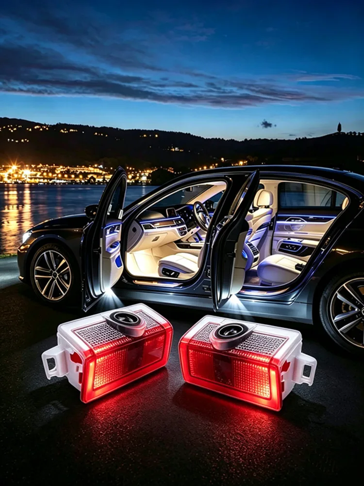LED-Autotür-Warnlogo-Willkommenslicht Zubehör für Mercedes Benz W212 W213 W166 W167 X166 X167 W176 W177 W205
