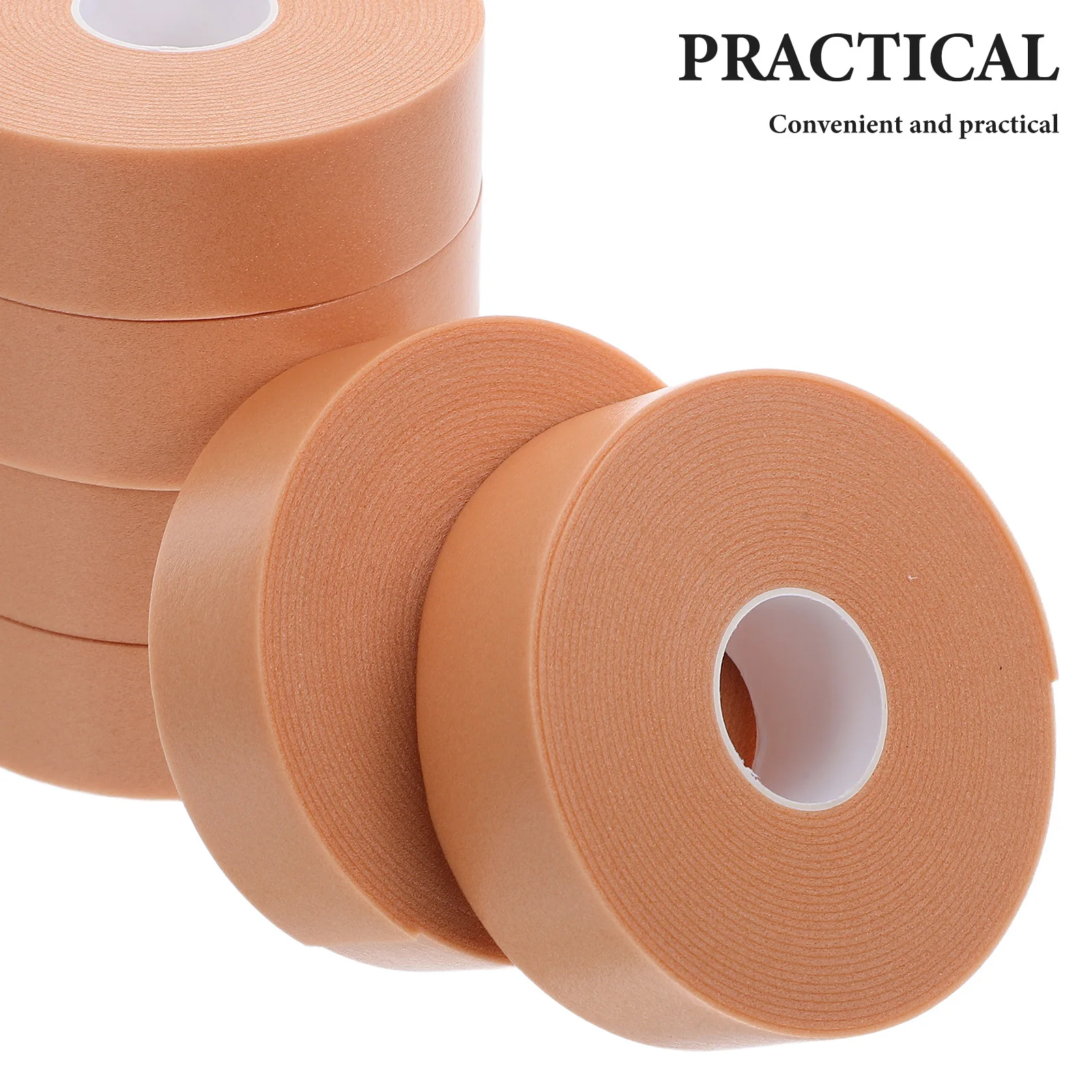 6 rolek 24mmx4.5m samoprzylepnej piankowej taśmy zapobiegającej otarciom pięt, chroniącej przed pęcherzykami w butach, szpilkach i obuwiu sportowym