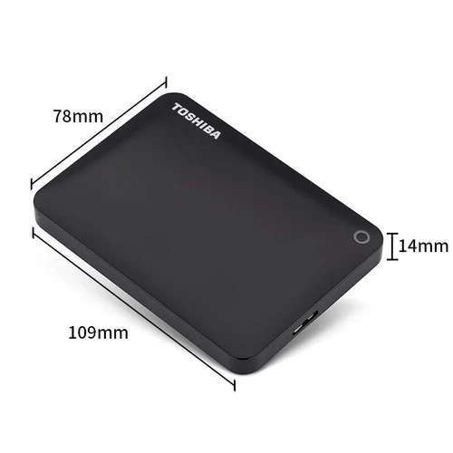 Imagen 2 del producto Toshiba-Disco Externo Portátil Canvio Basics, A3, HDTB410YK3AA, 500GB, 1TB, 2TB, 4TB, USB 3,0, Preto
