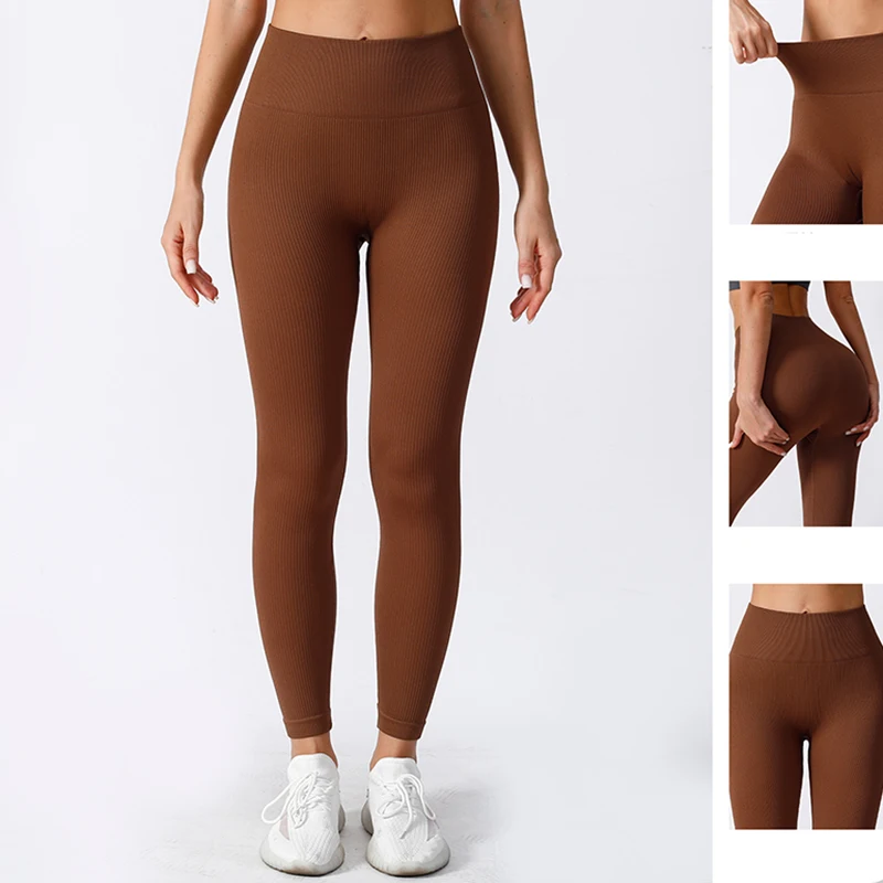 

2026 Spring New High Elastic Push Up Tight Leggings Women Quick Dry Breathable Yoga Pants Woman Slim Fit Cycling Fitness Pants