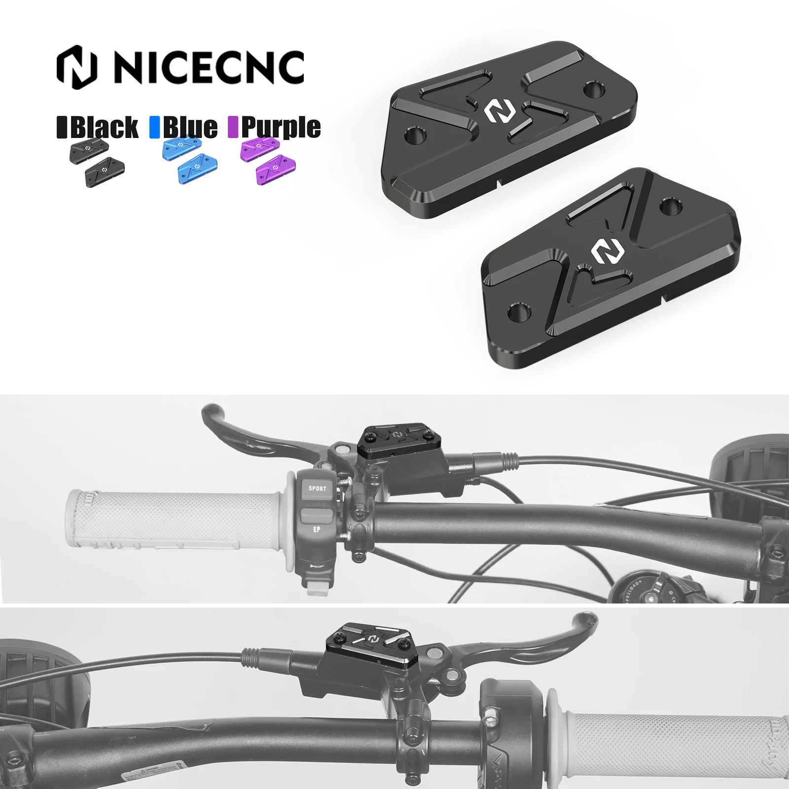 

NICECNC Front Rear Brake Reservoir Cover Cap For SUR-RON Surron light bee X S L1E Segway X160 X260 Electric Dirt Bike 2023 2024