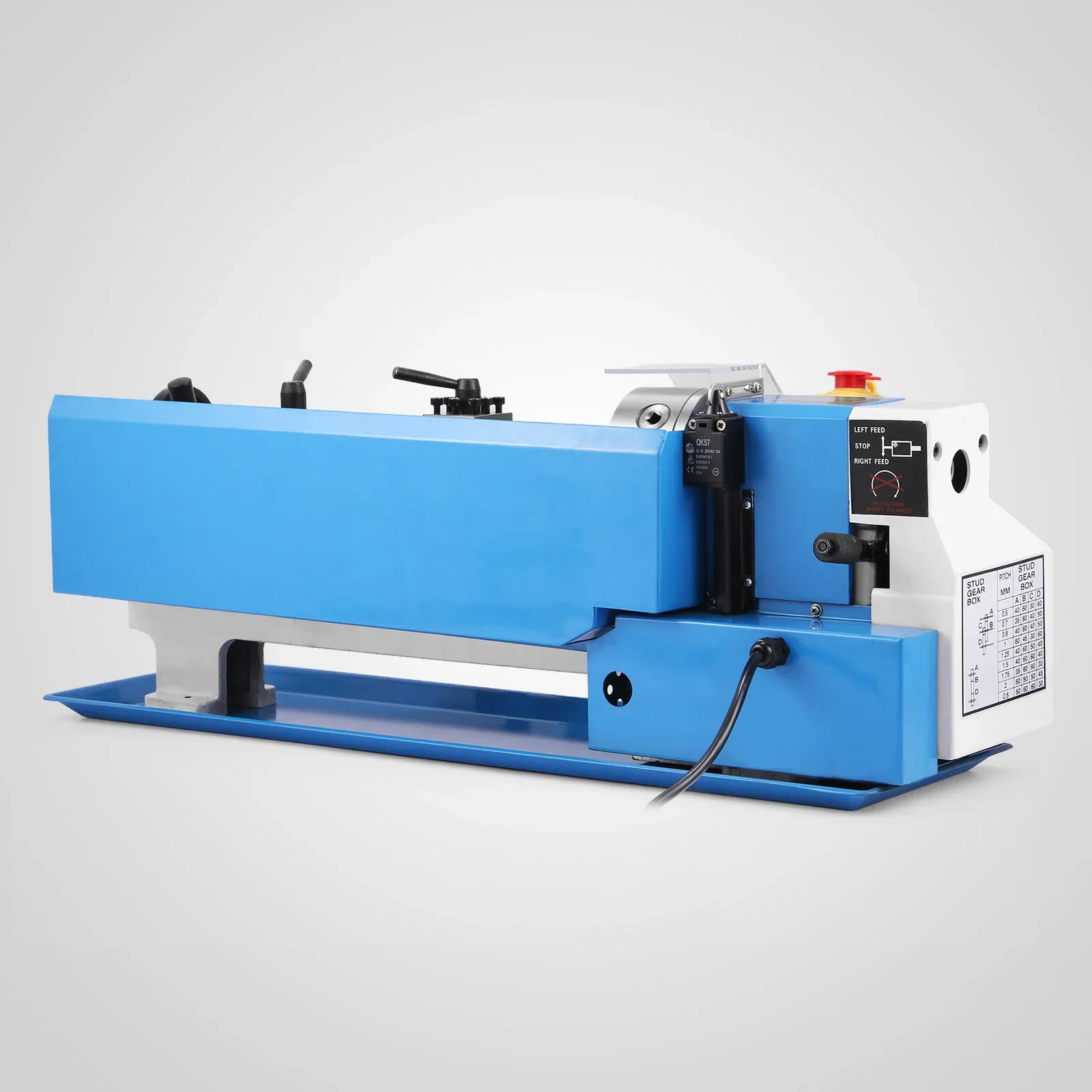 350MM mini metal lathe CJ18 550w digital screen metal gears Variable speed mini Lathe