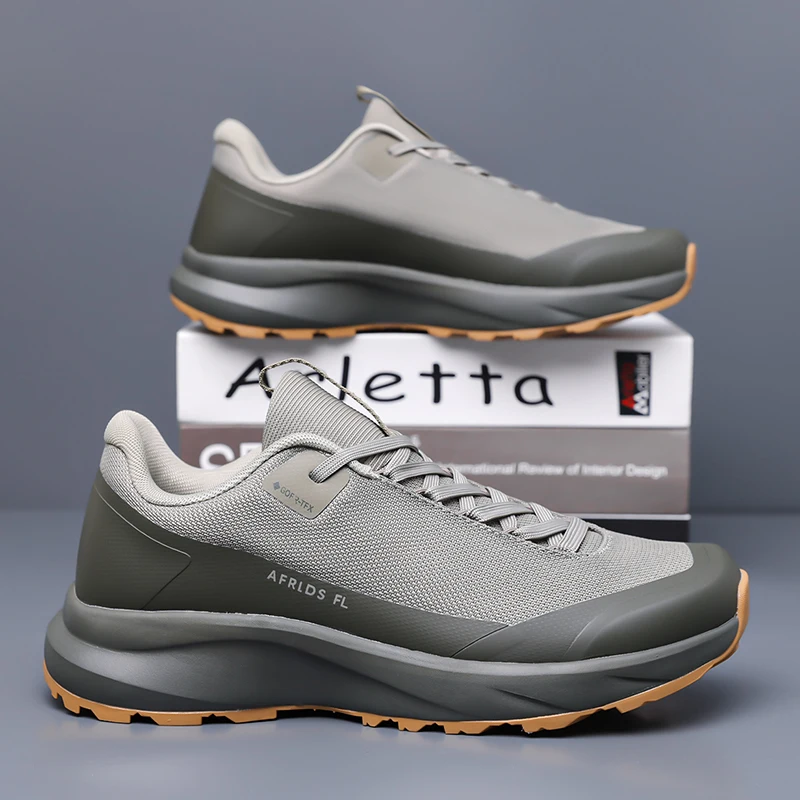 Spring and Autumn Mountaineering Shoes Fashion Women's Hiking Shoes 2025 Comfortable Outdoor Sports Anti Slip Walking Shoes