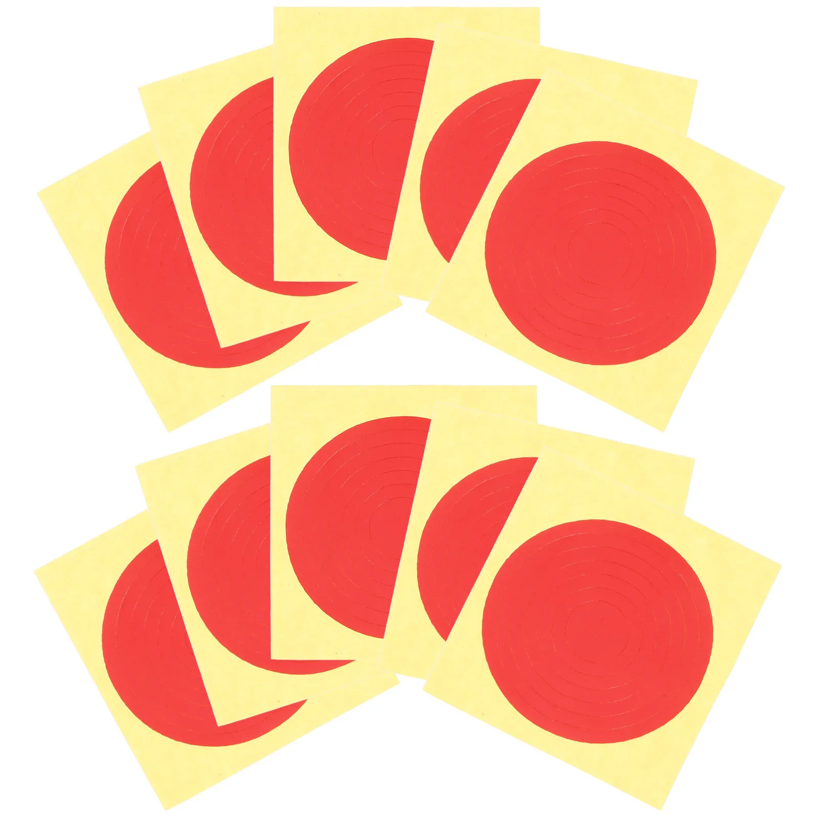 10pcs Pressure Gauge Labels Sticker Durable Adhesive Decals For Easy Identification Low Light Visibility Pressure Gauge