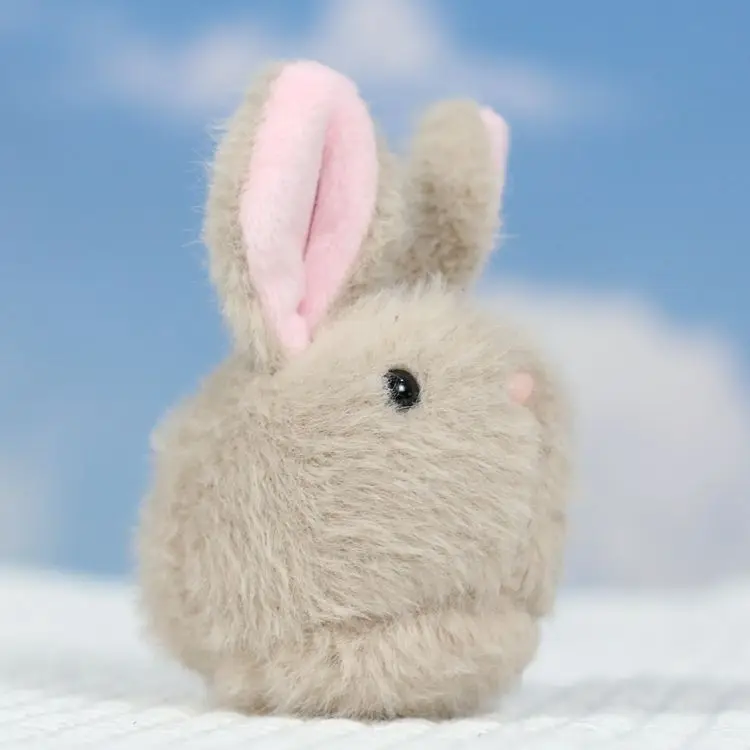 Colgante de conejo pequeño de 6cm, juguete de peluche suave de conejo de dibujos animados, Mini bolsa de muñeca, adorno, llavero, Decoración, regalo