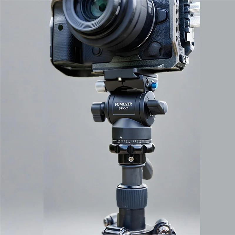 

【B74A】For Enhanced For Camera Stabilization Small Hydraulic Damping Gimbal Lightweight Hydraulic Gimbal Tripod Accessory