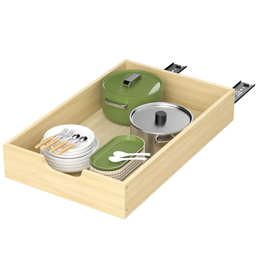 

Pull Out Cabinet Drawer, Soft Close Pull Out Organizer For Cabinets, Solid Wood Cabinet Drawers Slide Out, Pull Out Shelves In