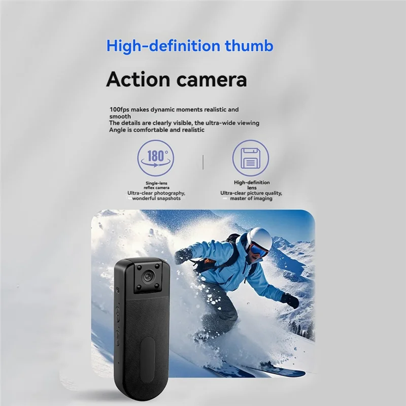 FFYY-HD 1080P Body Camera With Night Vision Wifi And 180 Degree Rotatable Lens Security Wearable Cam For Outdoor Activities