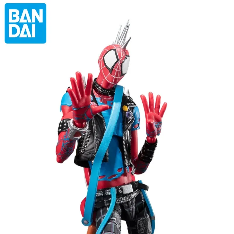 شخصية حركة أنيمي Bandai-Spiderman ، S.H.Figuarts ، دمية جامع ، ألعاب PVC ، الرجل العنكبوت ، حول الآية العنكبوتية