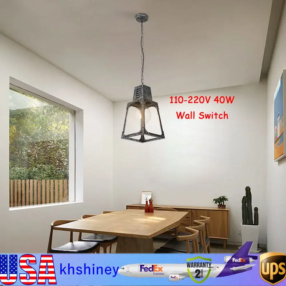

Iron Metal Chandelier Kitchen Led Pendant Light Dining Room Ceiling Fixture room decor