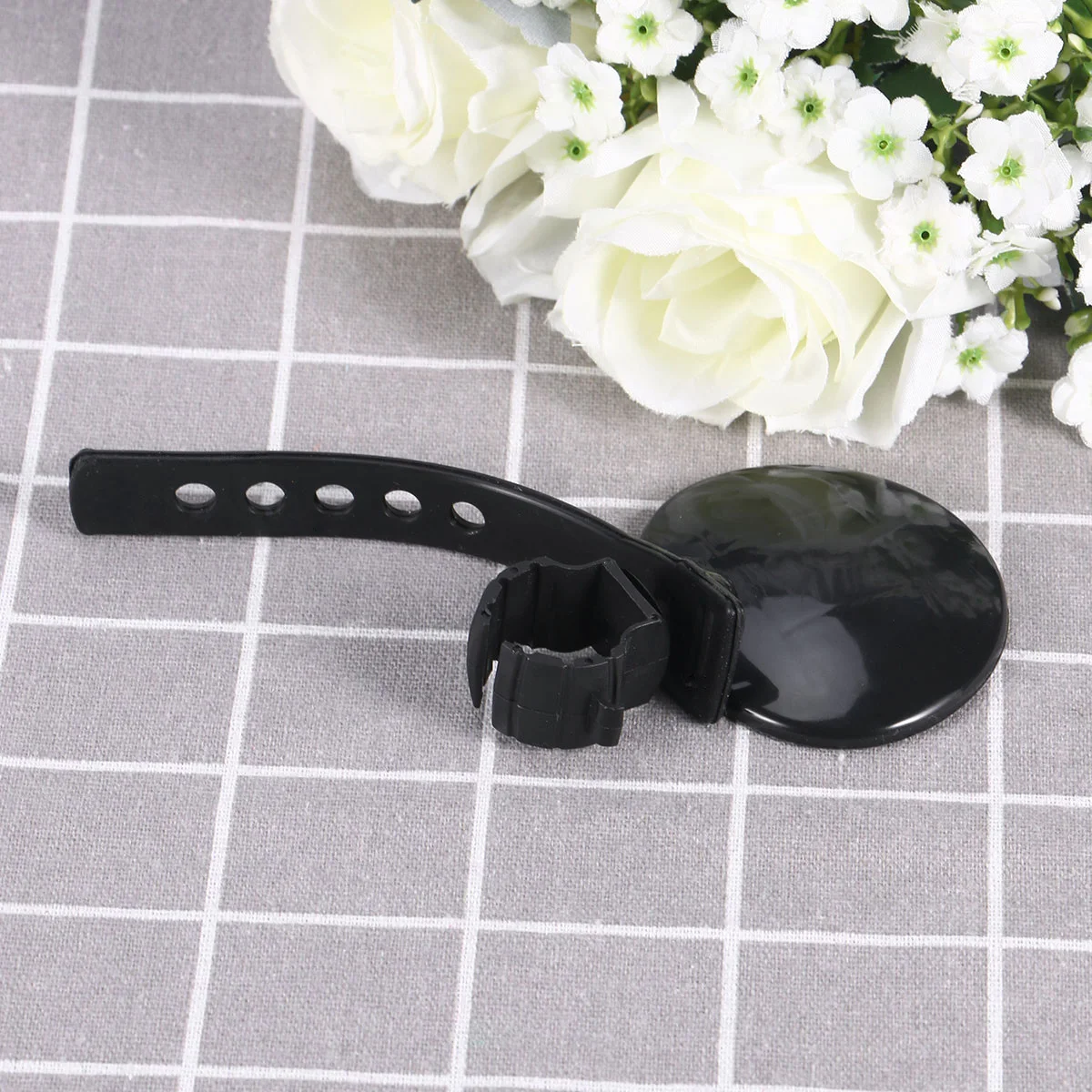 

1Pcs Bike Rearview Mirror Oval Flexible Adjustable for Road Folding Bikes Handlebar Safety Accessories Black