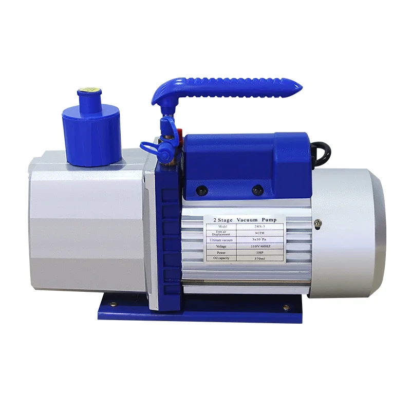 High Reliability HAVC Ac Tools 7CFM 3/4HP 2RS-3 Dual Stage Refrigerant Vacuum Pump