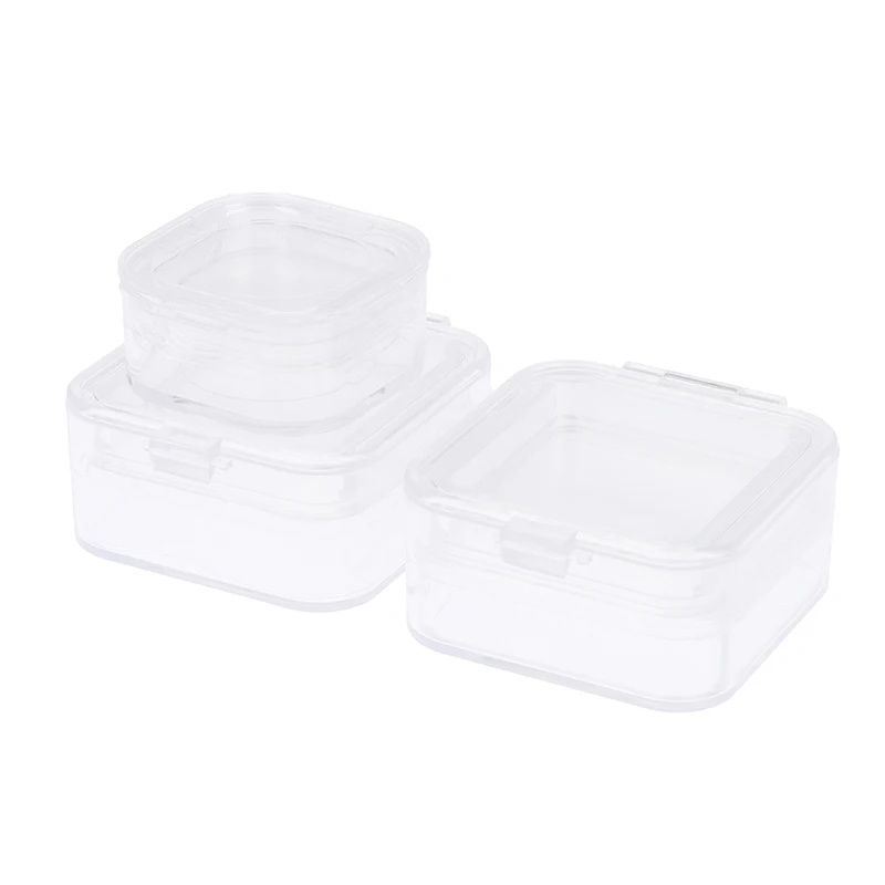 1pc Dental Tooth Box With Film Inside Membrane Tooth Implant Transparent Plastic Box Laboratory Tools