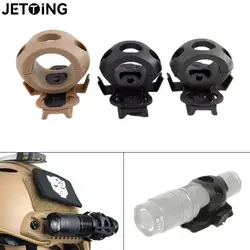 1pc Helmet Special Lighting Flashlight Support Tactical Helmet Clamp Adaptor Outdoor Sports Cycling Headlight Holder