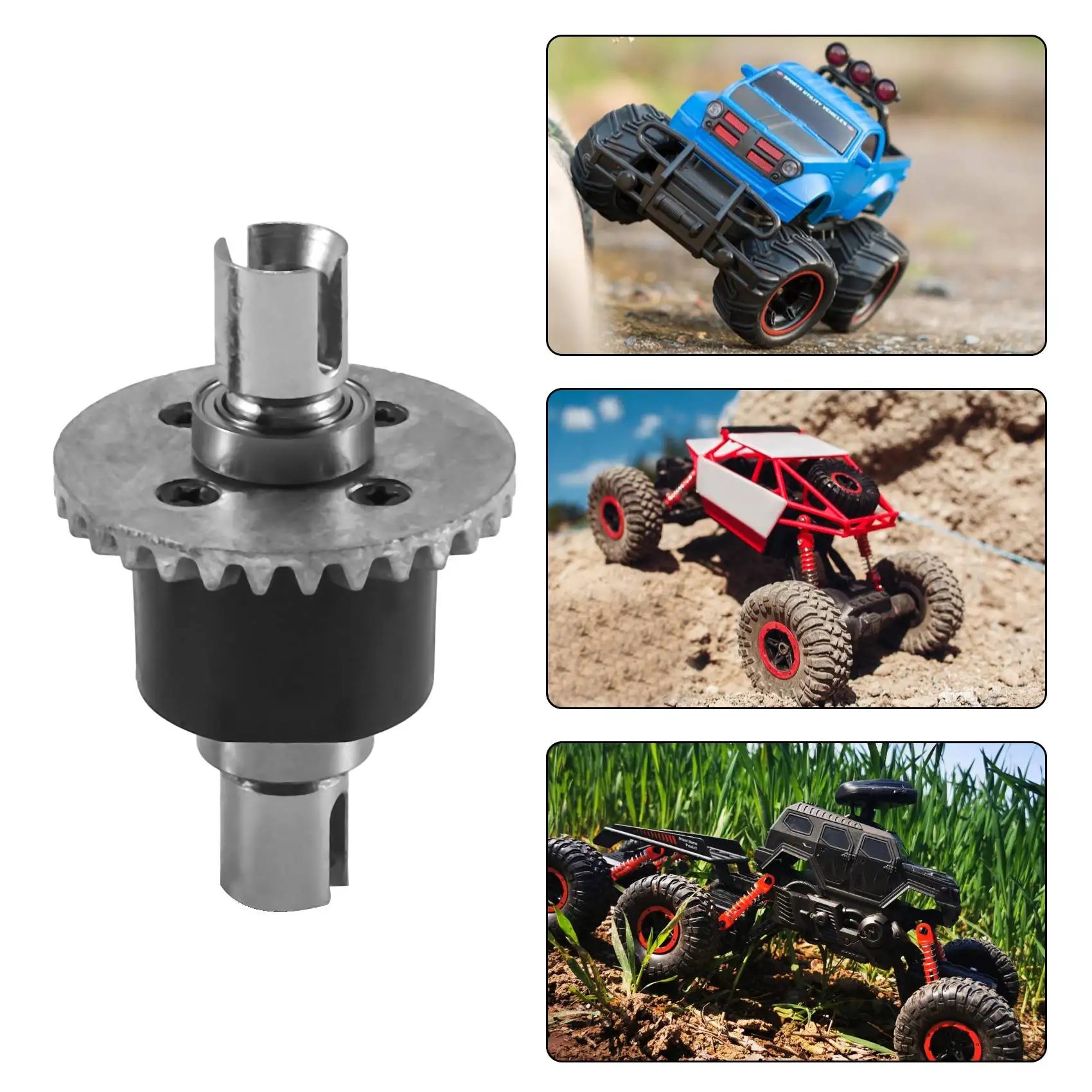 

A92Z 2Pcs Metal Differential Gear 144001-1309 For Wltoys 144001 1/14 4WD RC Car Spare Part