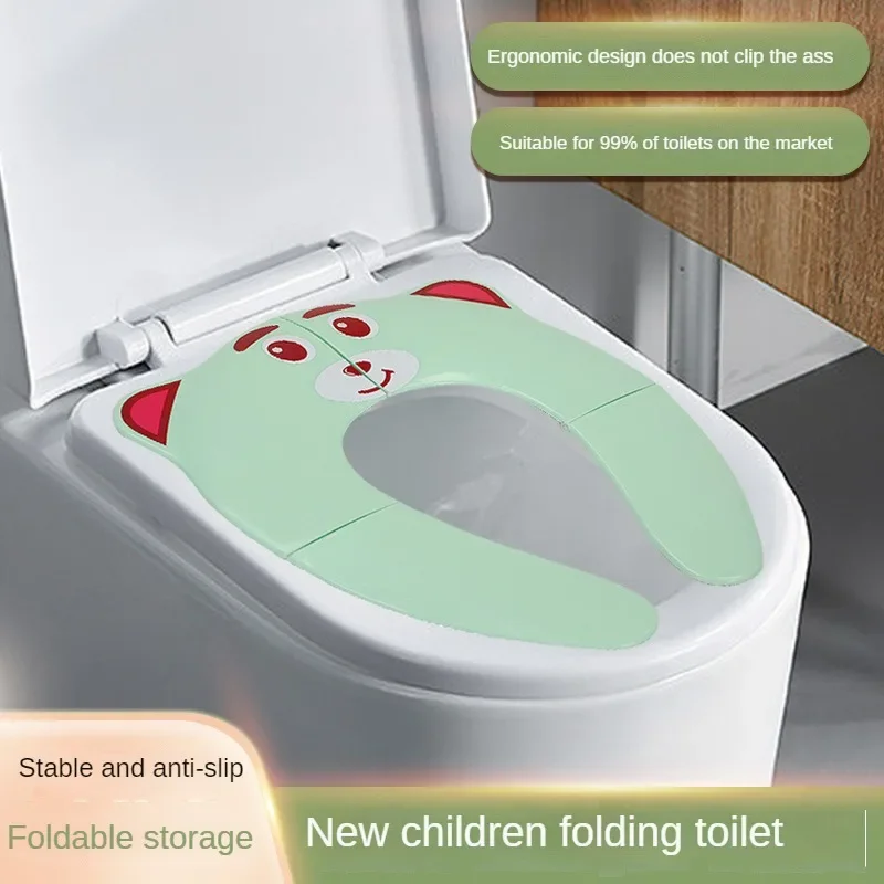 Superior Portable Folding Non Slip Silionce Pads Potty Training Seat for Kids Foldable Toddlers Toilet Seat Potty Seat Cover for