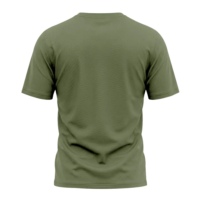 Herren Schnelltrocknendes Eyelet Henry Kurzarm-T-Shirt, Einfarbig mit Rundhalsausschnitt, Sommer Casual Slim Fit Muskel-Gym-Top, 1 Stück – Detail 16