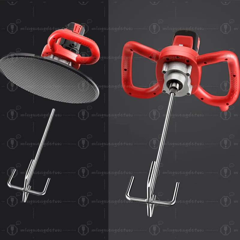 Wall Smoothing Polishing Machine 2880W/4880W 220V 6 Speeds Electric Cement Mortar Trowel Leveling Machine Concrete Mixer