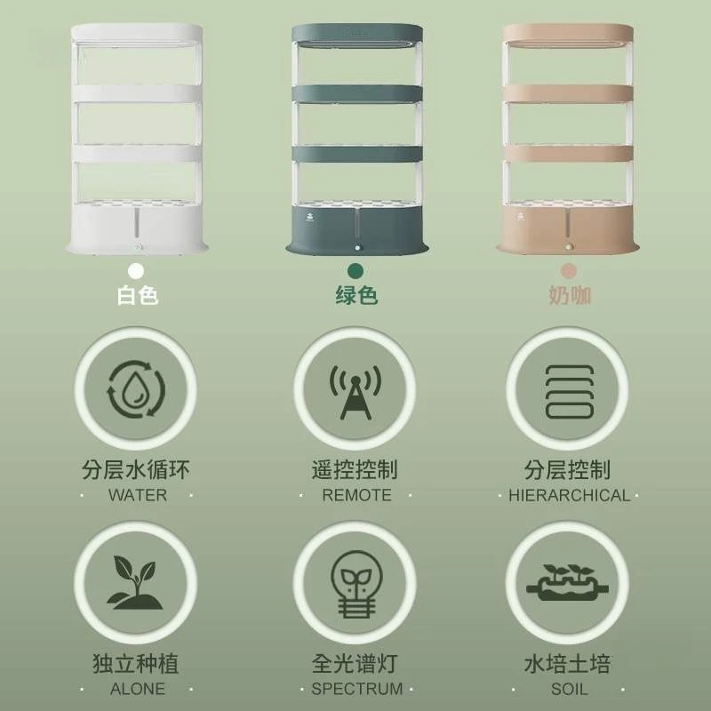 เครื่องปลูกผักไฮโดรโปนิกส์แบบหลายชั้นในร่มสำหรับครัวเรือน ปี 2025 - อุปกรณ์ปลูกแบบไร้ดิน