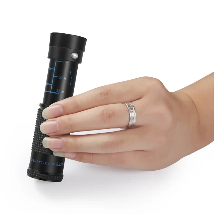 

2026 Wholesale 4X Portable Mini Spot Monocular with Roof Prism BAK7 12mm Lens Rubber
