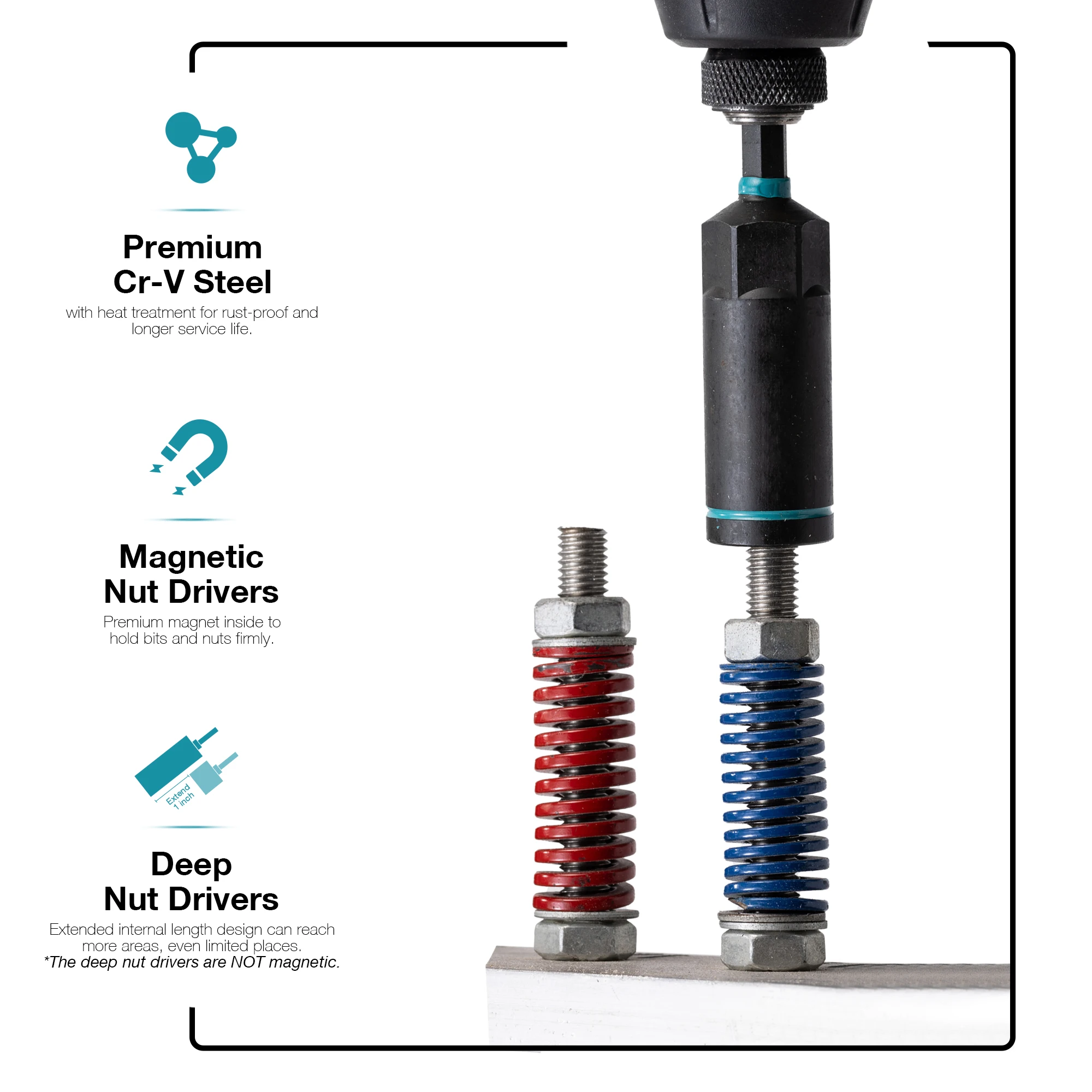 16-Piece Magnetic Driver Set 6