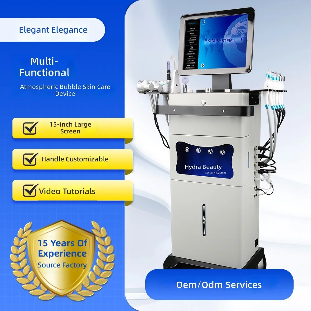 

Профессиональный аппарат для гидродермабразии 14-в-1: омоложение кожи, удаление черных точек, сужение пор, антивозрастной уход
