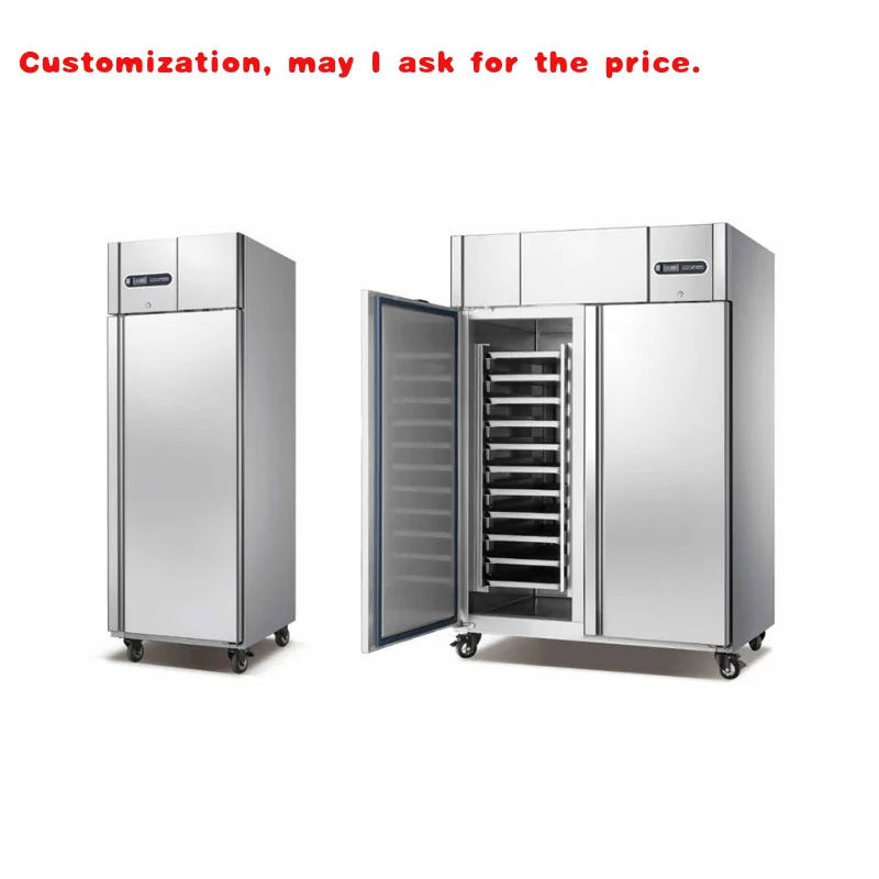 

custom.Commercial Supermarket Upright Fridge with Glass Door Double-Temperature Drink Showcase Display Refrigeration Equipment