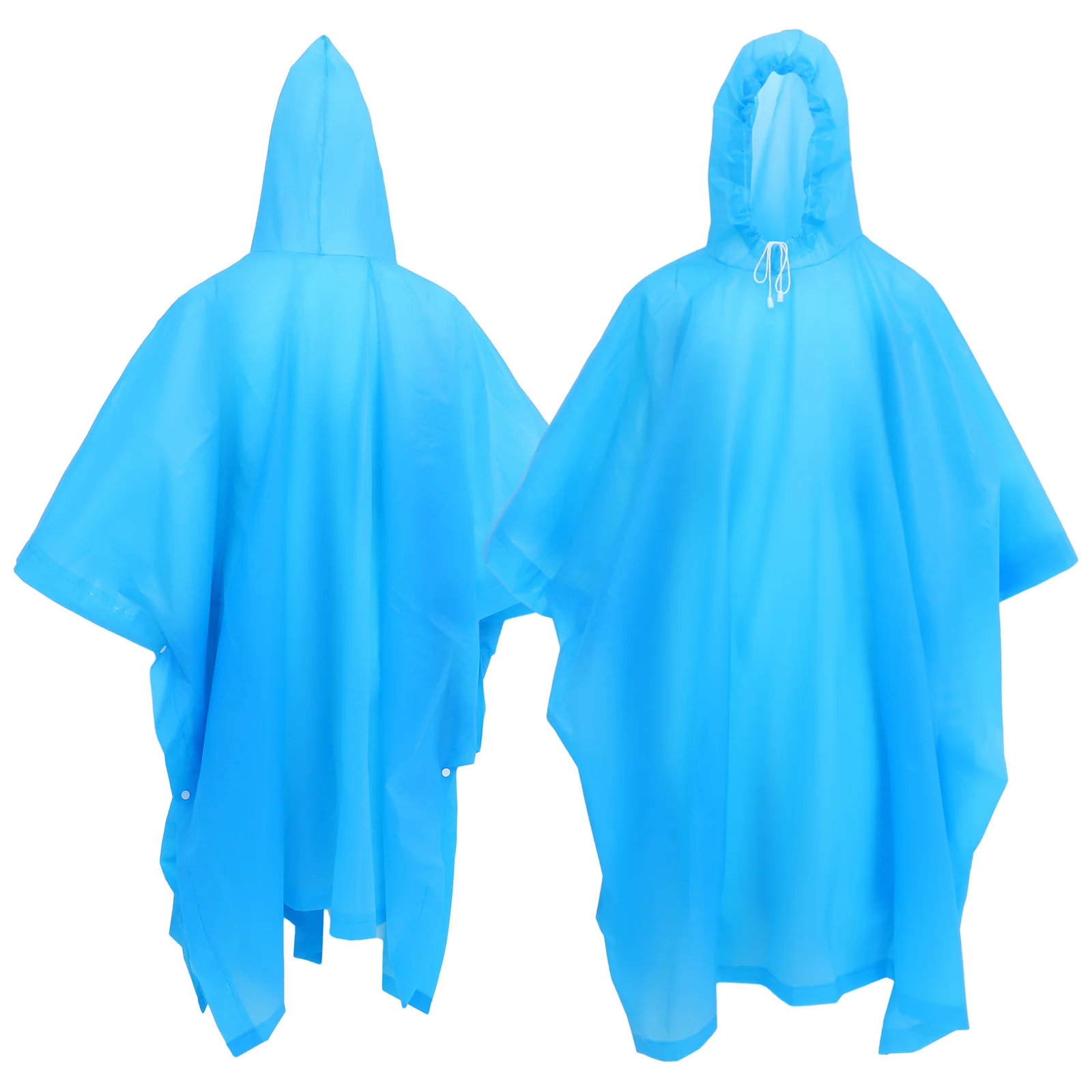 

2Pcs Waterproof Rain Poncho Adult Reusable Portable Outdoor Hiking Camping Travel Lightweight Breathable Comfortable