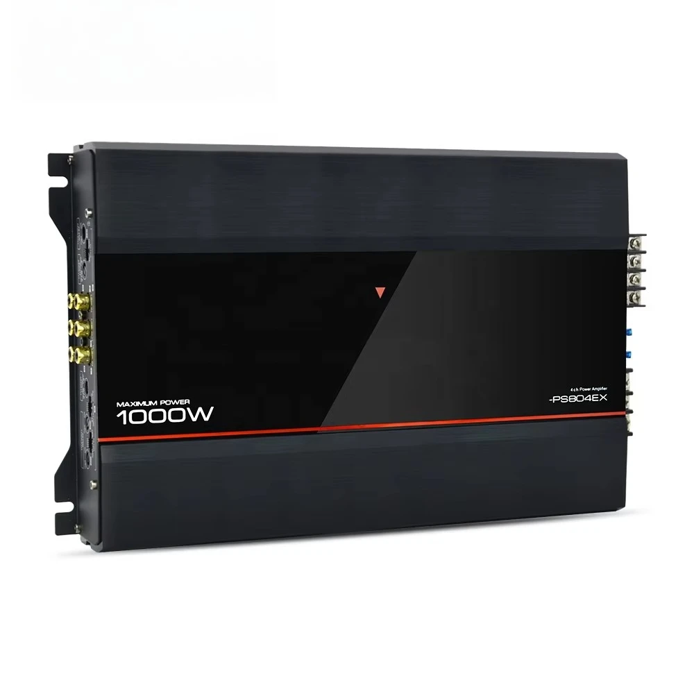 Car modification DIY car enthusiast feverProfessional Car Power Audio Unit 4 Channel Terminal 12V 1000 Watts for Auto Audio
