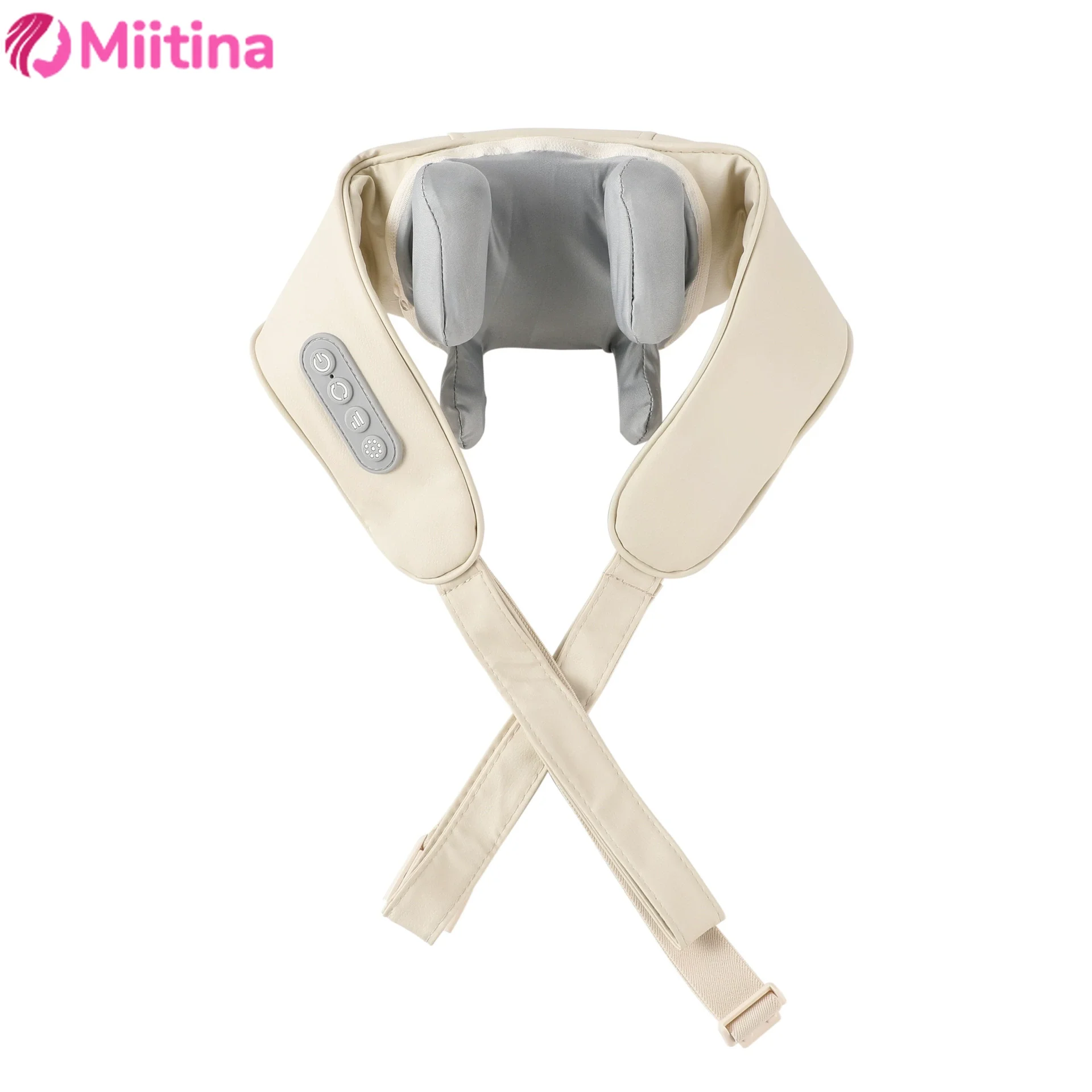 Trapezius Cervical Massager for Unblocking Shoulders Neck and Neck Massager Kneading Hot Compress Multifunctional Massage Shawl