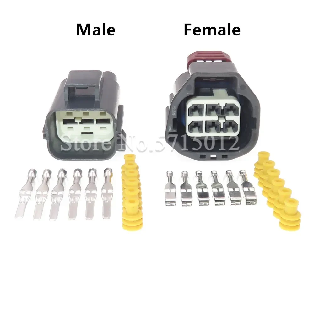 6 Hole 7283-5577-10 7282-5577-10 Car Electrical Wire Harness Socket Waterproof Auto Throttle Pump Connector