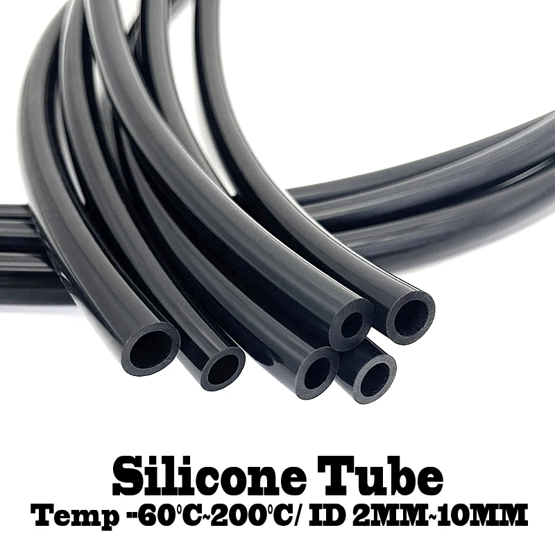 

Силиконовая трубка пищевого класса, черная, гибкая, термостойкая, нетоксичная, диаметр 2-10 мм, для перекачки напитков и пищевых жидкостей на кухне