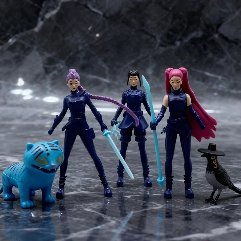 Anime Kpop Demon Hunters Figure Model Toy& Cartoon Gaming Peripherals Desk Decoration& Collection Figures Model Toy For Kid Gift