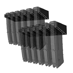 Porta munizioni tattico con clip a 6 slot Standard AR15 PMAG Porta riviste per montaggio a parete Portaoggetti di backup Accessori per softair da caccia