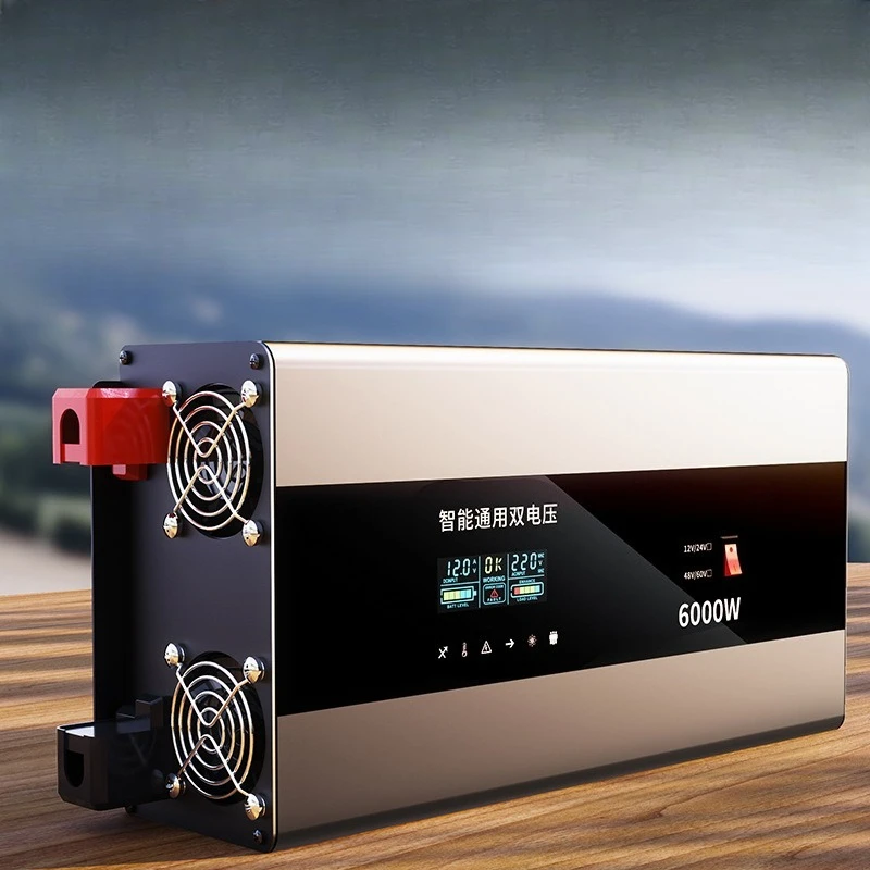 

12V24V48V60V to 220V truck-borne household high-power electric source converter