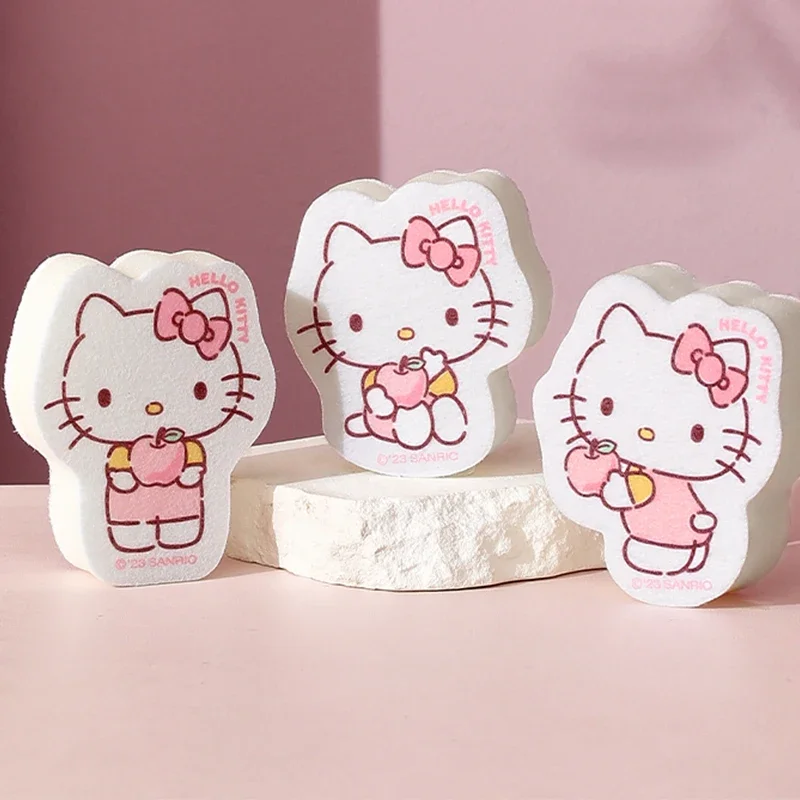 3 個サンリオかわいいハローキティクリーニングスポンジシナモロール