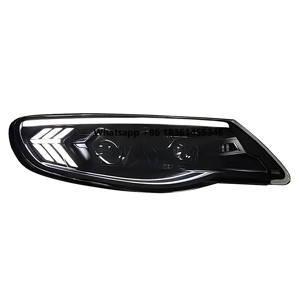 

for Touareg 2007-2010 Car Front Lamps Assembly Upgrade LED Projector Lens Startup Effect Hot Sale Accessories Auto Headlight