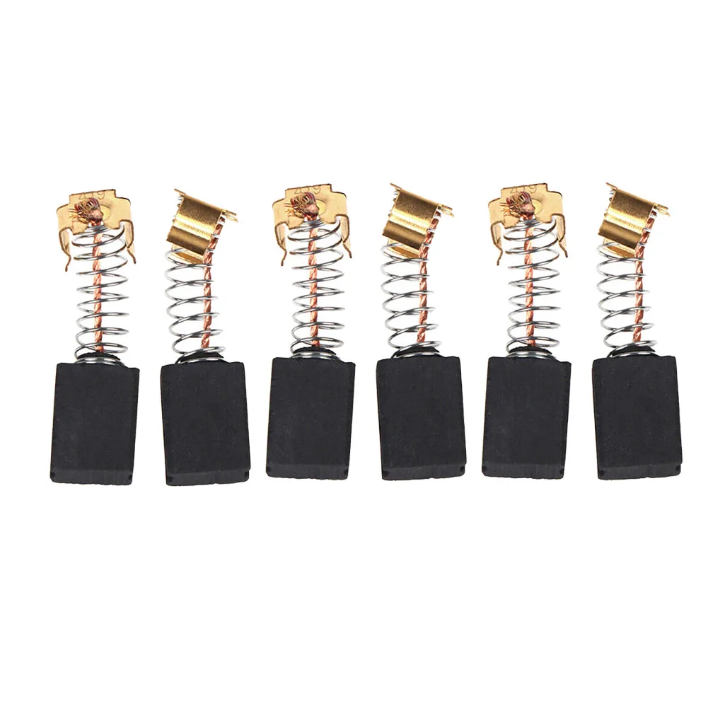 

6Pcs Motor Carbon Brushes 6*9*11.5mm Replacement Parts For CB406 CB407 CB418 Electric Drill Driver Power Tools Accessories