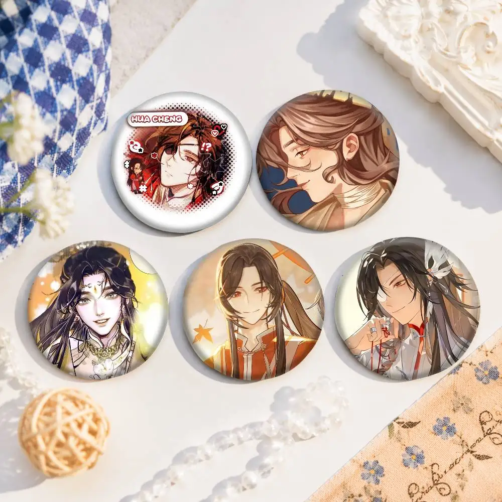 Heaven OfficialSE- BleSE-SE-ing Fashion Button Badge Pin Set Cool Anime Game Cartoon Music Design Brooch For Backpack Clothes
